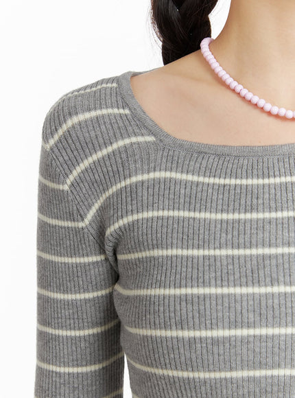 stripe-square-neck-sweater-om419