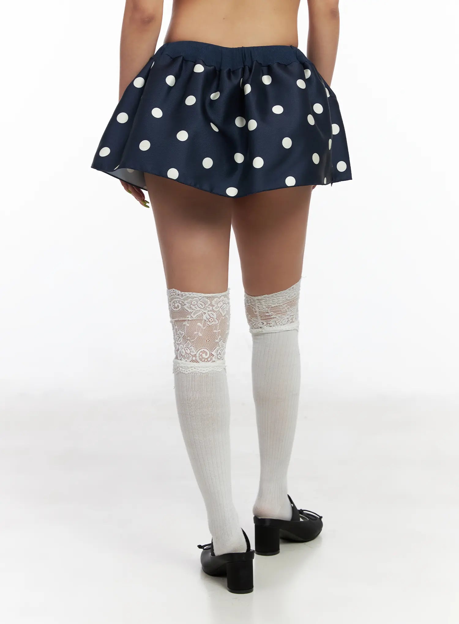 pola-dot-mini-skirt-cm520
