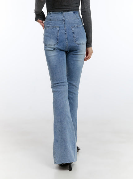 double-buttoned-pocket-bootcut-jeans-cg412