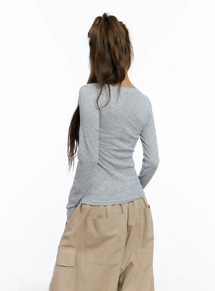 ribbed-sheer-long-sleeve-top-cl514