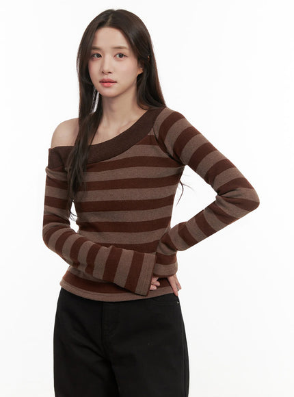 striped-one-shoulder-long-sleeve-top-ij510