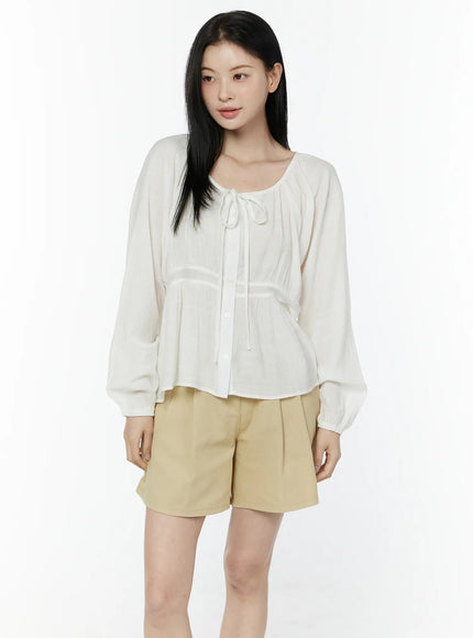 shirred-balloon-sleeve-blouse-iu505