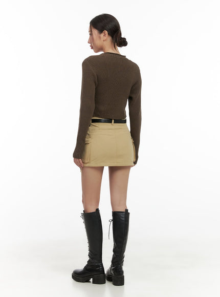 cargo-string-pocket-cotton-mini-skirt-cg422