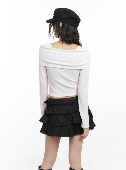 ribbon-wrapped-asymmetric-long-sleeve-top-cj523