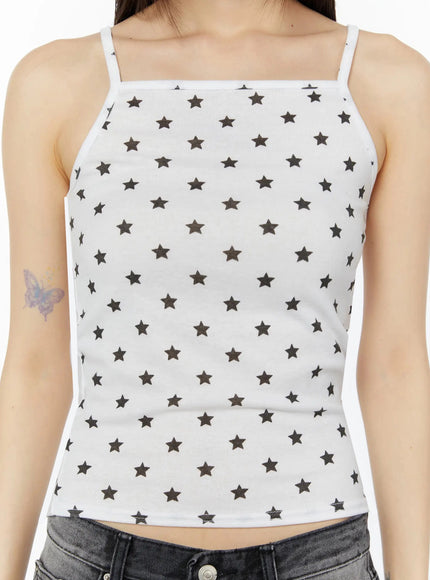 star-print-cami-iu518