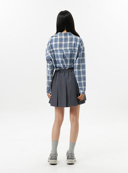 collar-plaid-pocket-long-sleeve-blouse-oo312