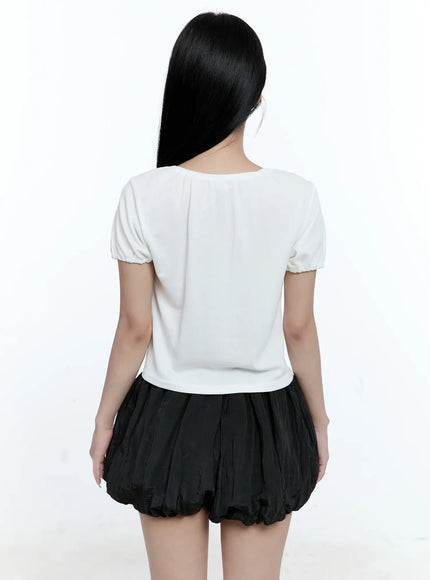 ribbon-puff-sleeve-cardigan-cg511