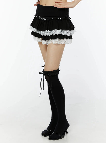 lace-trim-tiered-mini-skirt-iu518