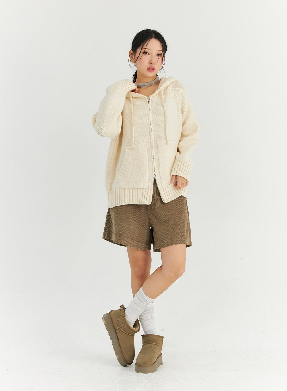 oversized-two-way-zip-up-hoodie-sweater-cn303