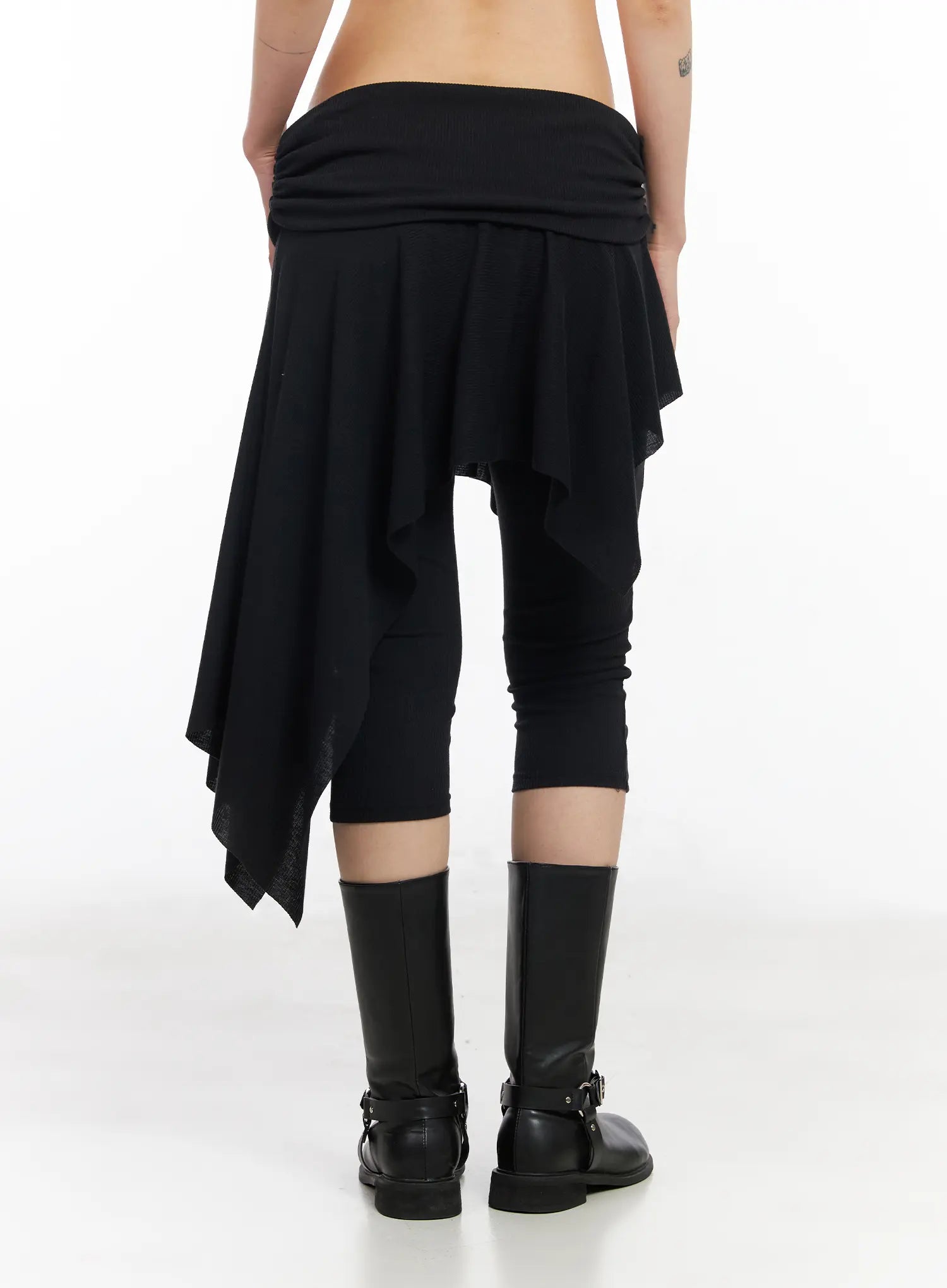 ribbed-asymmetric-skirt-pants-cm516