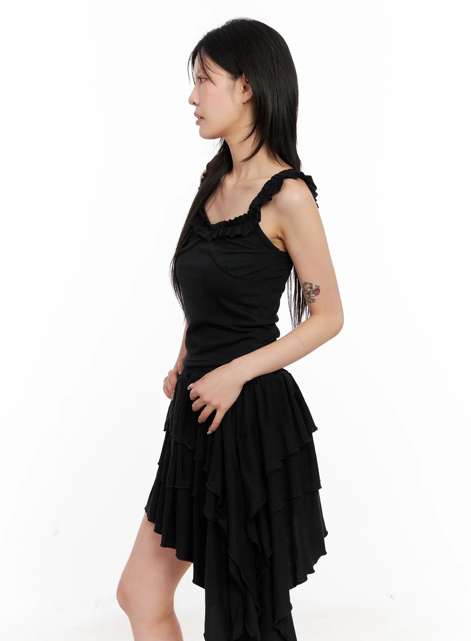 asymmetric-ruffle-dress-cl528