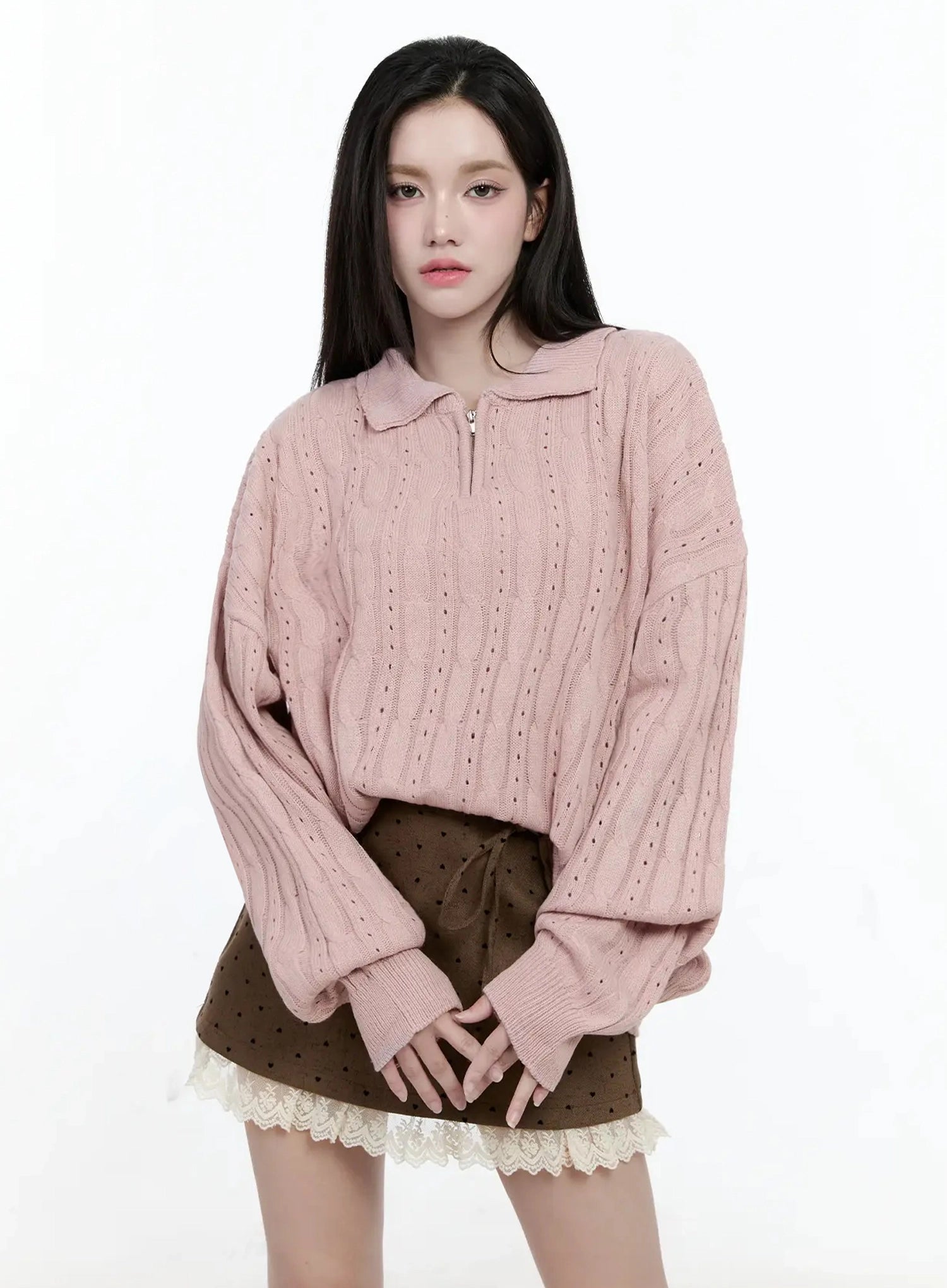 cable-knit-half-zip-sweater-io520