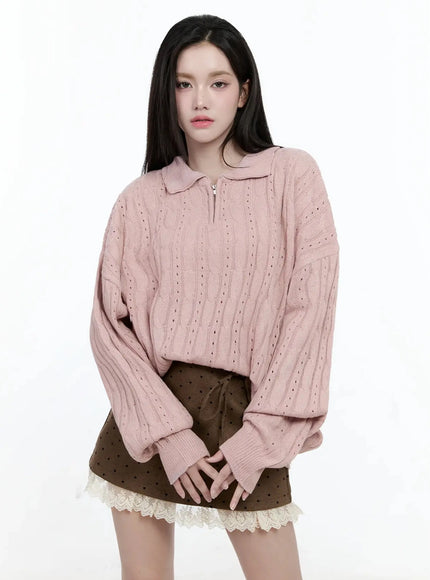 cable-knit-half-zip-sweater-io520