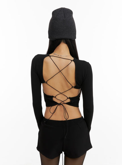 solid-back-drawstring-cropped-long-sleeve-cm408