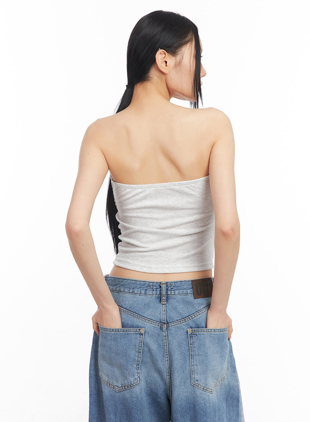 shirring-padded-tube-top-cy528