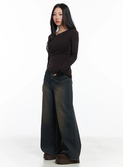 asymmetric-ruched-long-sleeve-top-cj514
