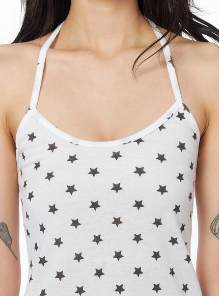 star-print-halter-sleeveless-top-iu509