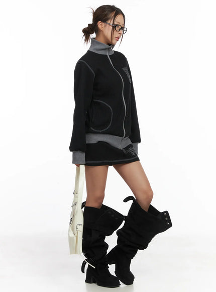 loose-fit-two-tone-waffle-zip-up-cj512