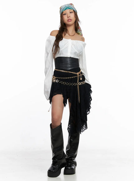 off-shoulder-button-up-blouse-cs522