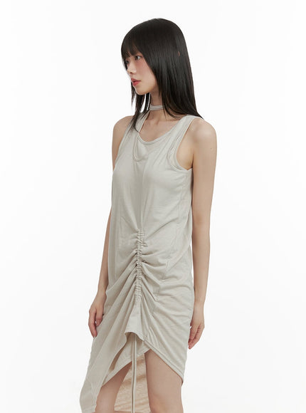 shirred-string-sleeveless-mini-dress-cy428