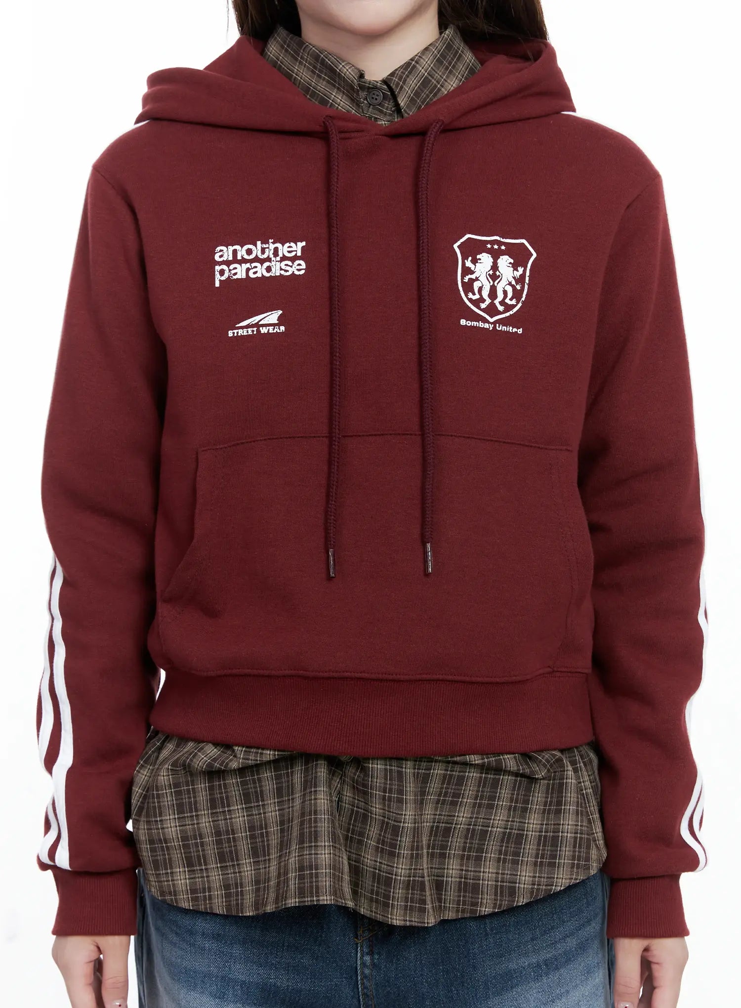 striped-sleeve-crop-hoodie-cs501