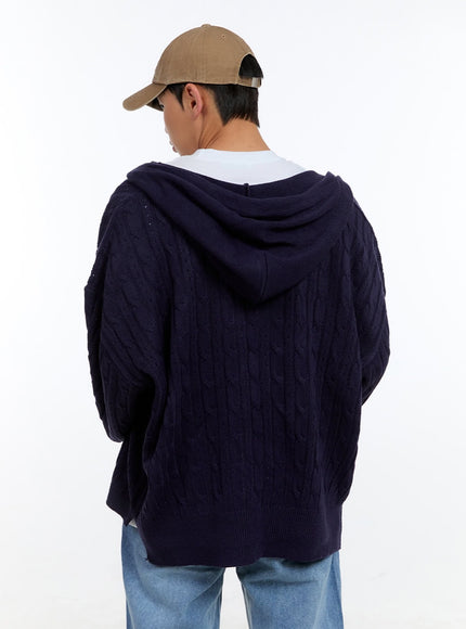 mens-cable-knit-hooded-zip-up-sweater-ig416