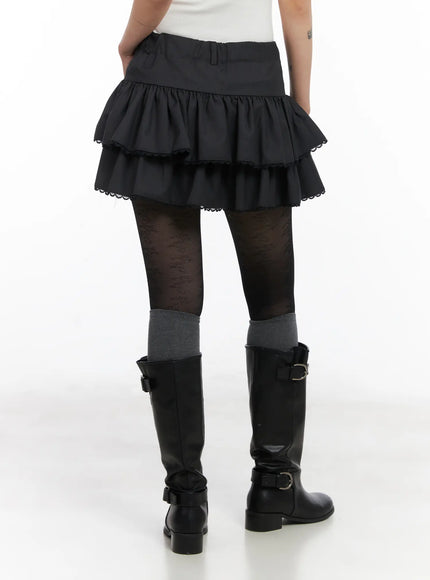 tiered-lace-ruffle-mini-skirt-cd505