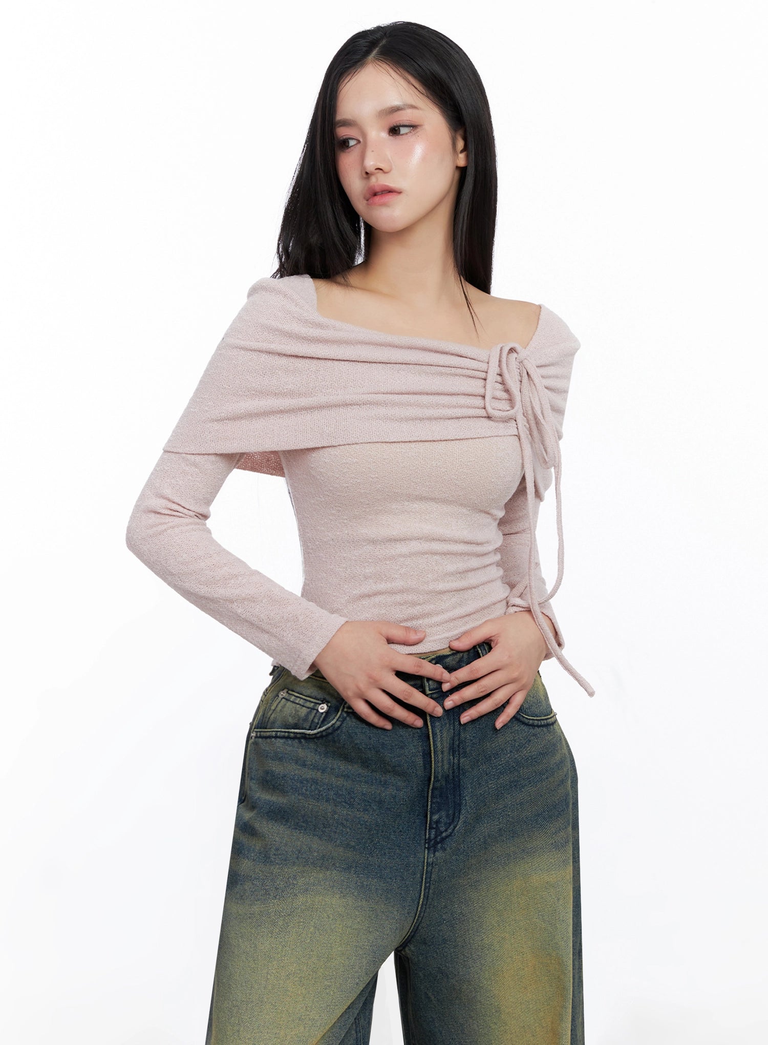 ribbon-off-shoulder-knit-top-is525