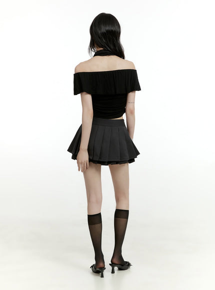 pleated-layered-mini-skirt-cl426