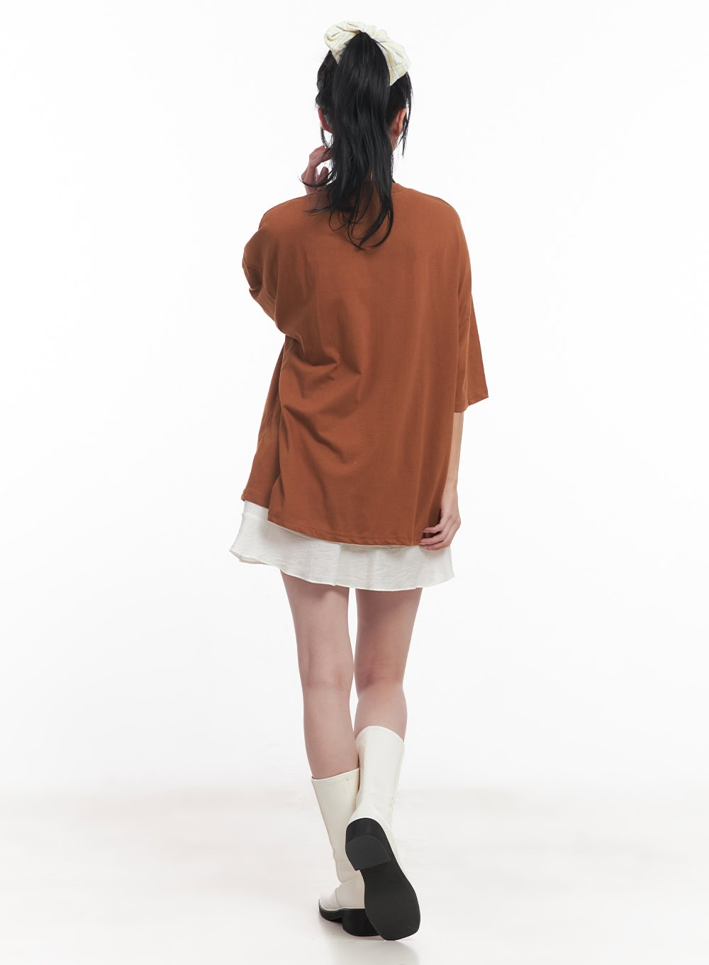 asymmetric-frill-flair-mini-skirt-cy526