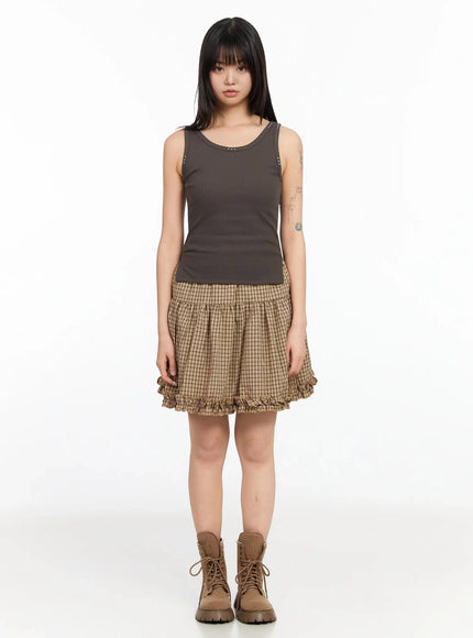 gingham-frill-midi-skirt-ia523