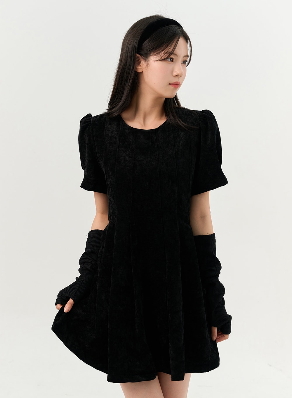 Knitted Arm Warmer OO331 - Korean Women's Fashion | LEWKIN