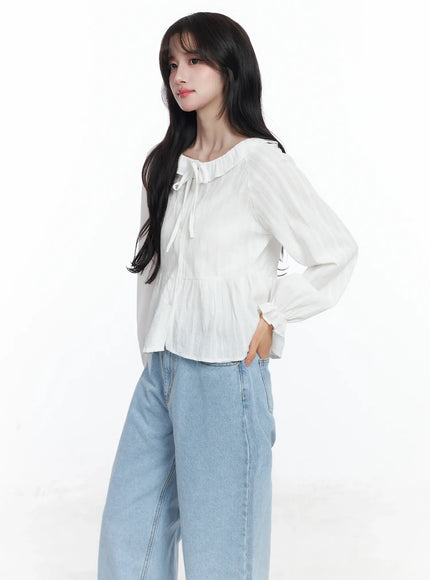 ribbon-frill-blouse-ij529
