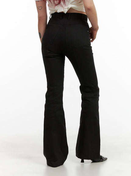 solid-bootcut-cotton-pants-cy430