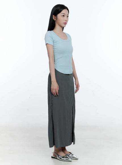 u-neck-slim-fit-tee-cg501