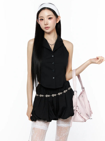sleeveless-collar-top-and-bubble-skirt-set-cu511