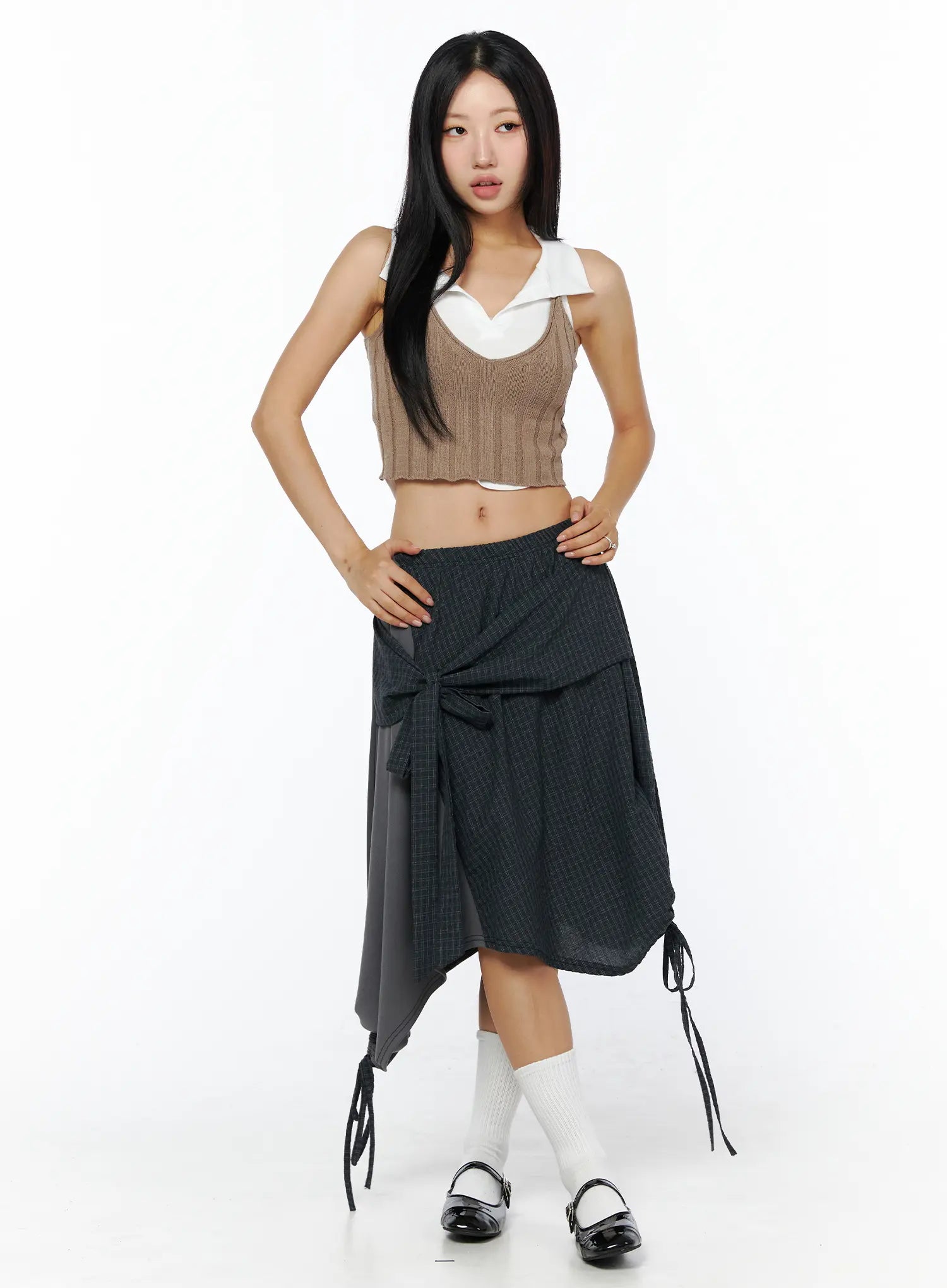 plaid-draped-midi-skirt-cu512