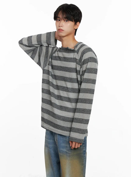 mens-striped-snap-button-long-sleeve-shirt-io516