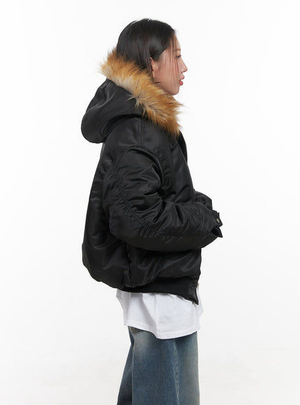 fur-detail-hooded-bomber-jacket-cd411