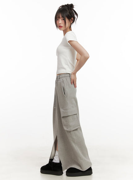 front-slit-cargo-maxi-skirt-cj506