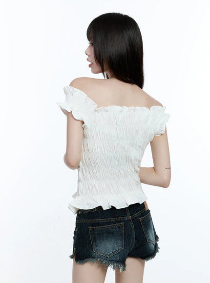 asymmetric-shirred-off-shoulder-top-cg507