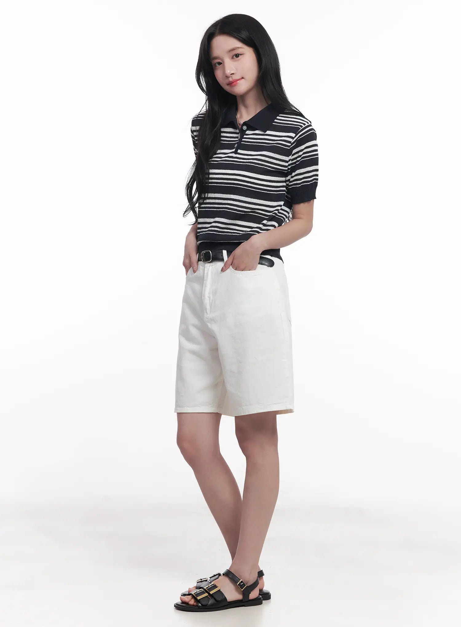 striped-collared-short-sleeve-sweater-cu525