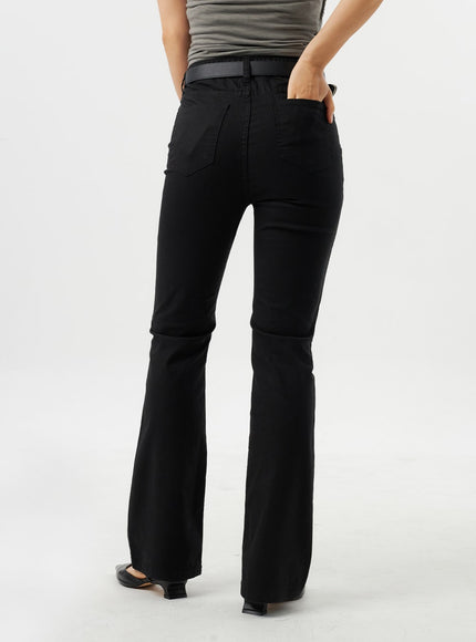 Slim Fit Bootcut Pants CY315