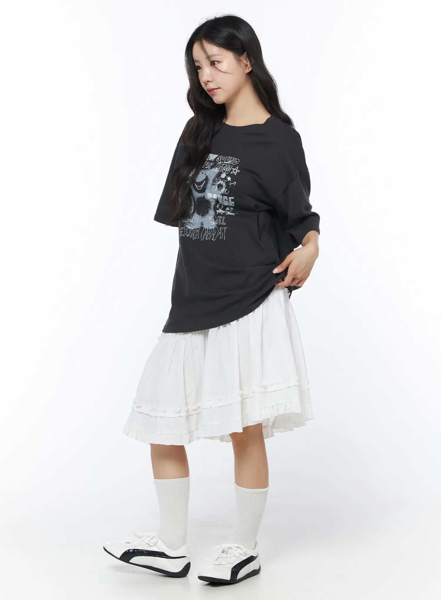 asymmetric-frill-trim-midi-skirt-cd805