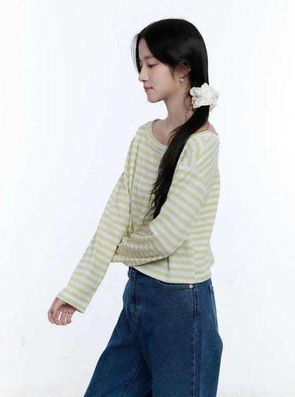 striped-loose-fit-long-sleeve-top-cg514