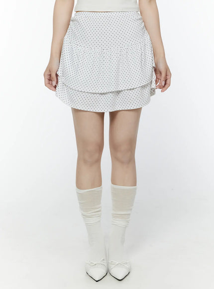 polka-dot-ruffle-mini-skirt-iy507