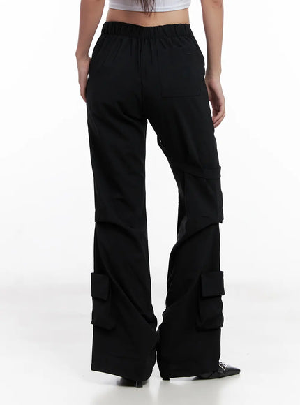 utility-buckle-flare-pants-cl518