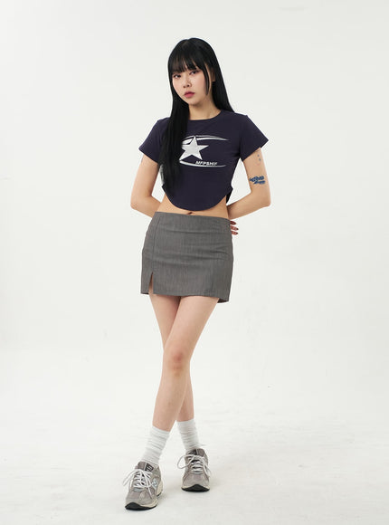 Mid-Rise Skort CA327