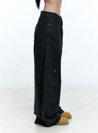 Wynter Star Embroidered Denim Jeans CG507 - Acubi style | LEWKIN
