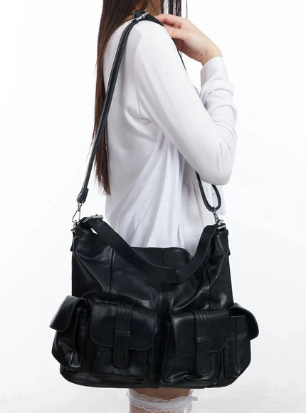 faux-leather-two-pocket-shoulder-bag-if505